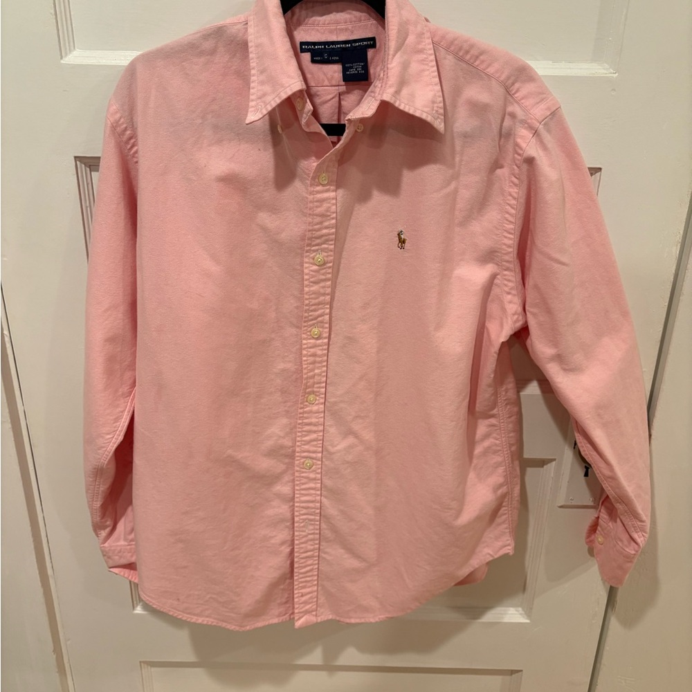 Ralph Lauren Pink Casual Button Down Shirt